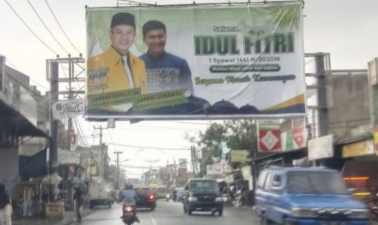 Pasang Baliho, Relawan Inginkan DS-Sahrul Unggul di Pilkada
