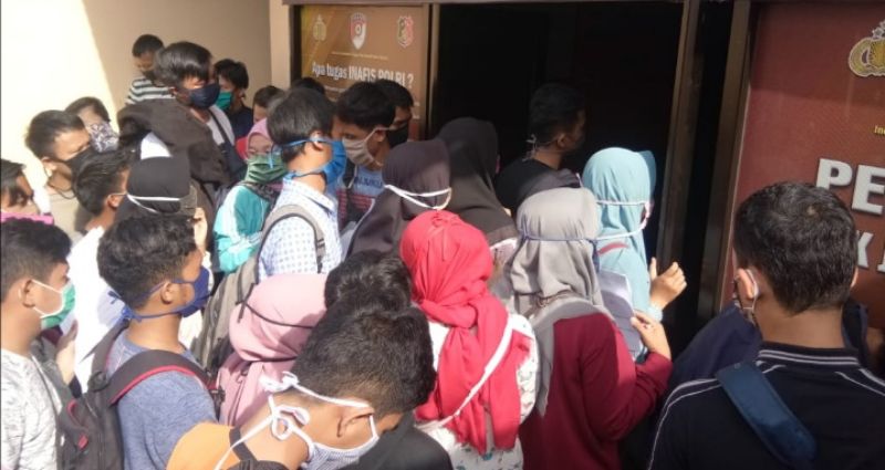 Setelah Libur Panjang, Pemohon SKCK di Polres Tasikmalaya Kota Membeludak