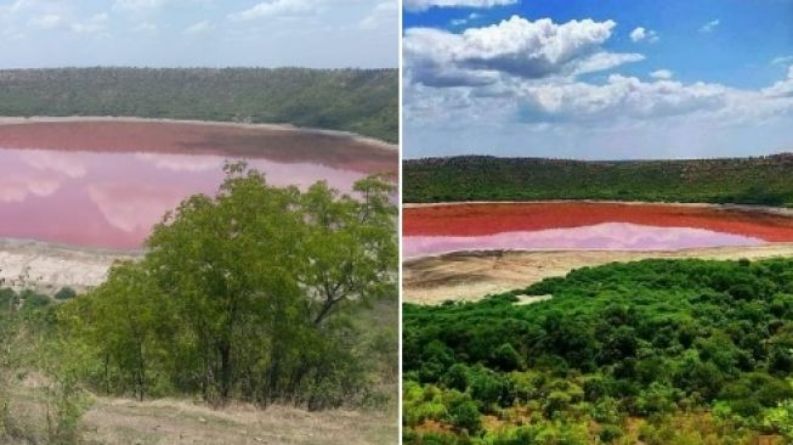 Air Danau Berusia 50.000 Tahun  Mendadak Berubah Warna Jadi Pink