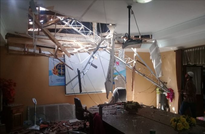 Tower Milik BPN Garut Roboh, Seorang Warga Tewas dan Empat Luka