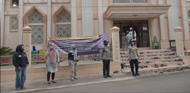 Berikan Rasa Aman dan Nyaman, Polres Banjar Pantau Pelaksanaan Salat Jumat