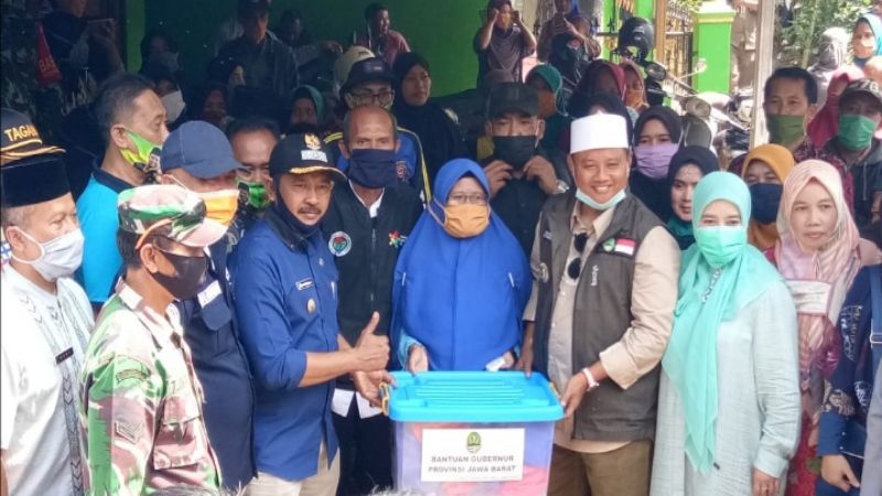 Wagub Jabar Tinjau Lokasi Banjir di Desa Tanjungsari