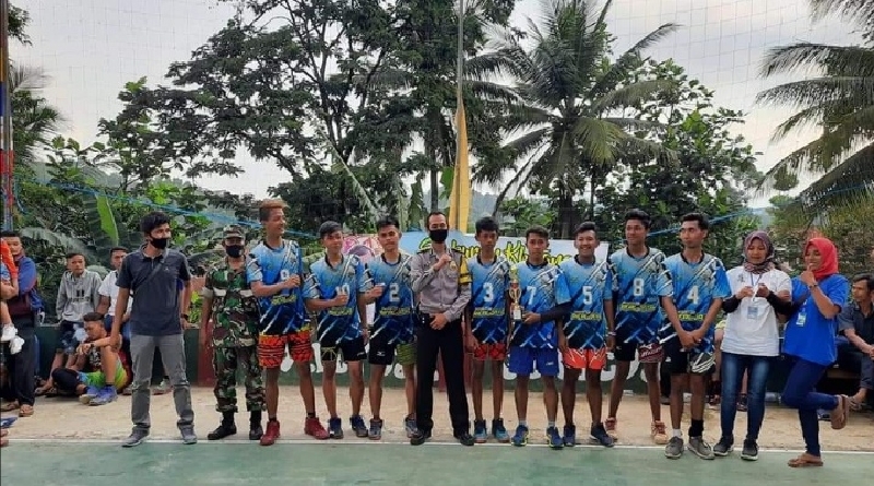 Garseda Duduki Peringkat 2 pada Turnamen Bola Voli Antardesa se-Kabupaten Tasik Utara