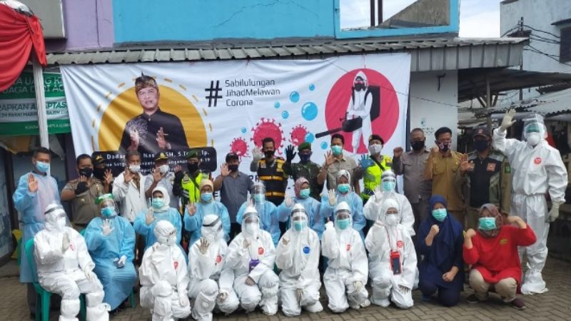 3 Orang Reaktif, Hasil Rapid dan Swab Test terhadap 200 Orang di Pasar Sehat Cileunyi