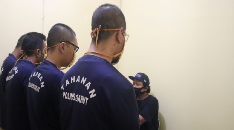 Satnarkoba Polres Garut Ringkus Empat Tersangka Pengedar dan Pengguna Sabu