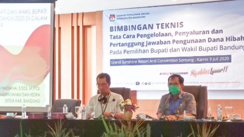 KPU Kab Bandung Berikan Bimtek bagi Ketua dan Sekretariat PPK