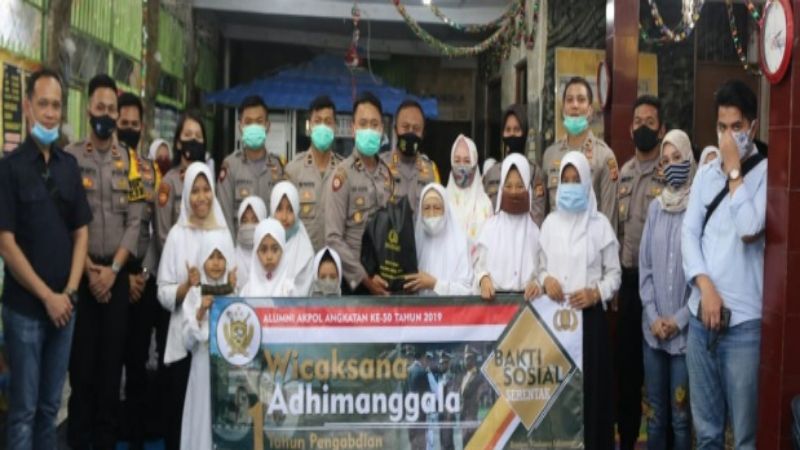 Alumni Akpol Angkatan 50, Santuni Yatim Piatu di Kota Tasikmalaya