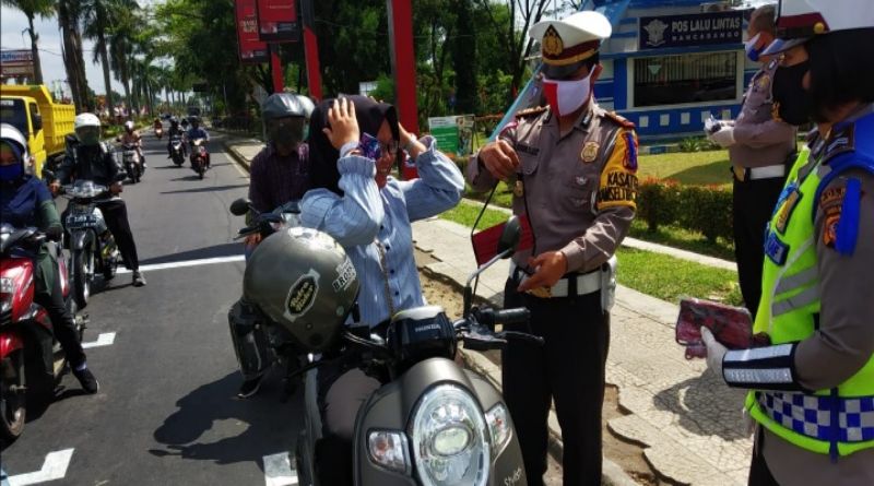 Operasi Patuh Lodaya, Polresta Tasikmalaya Bagikan 10.000 Masker