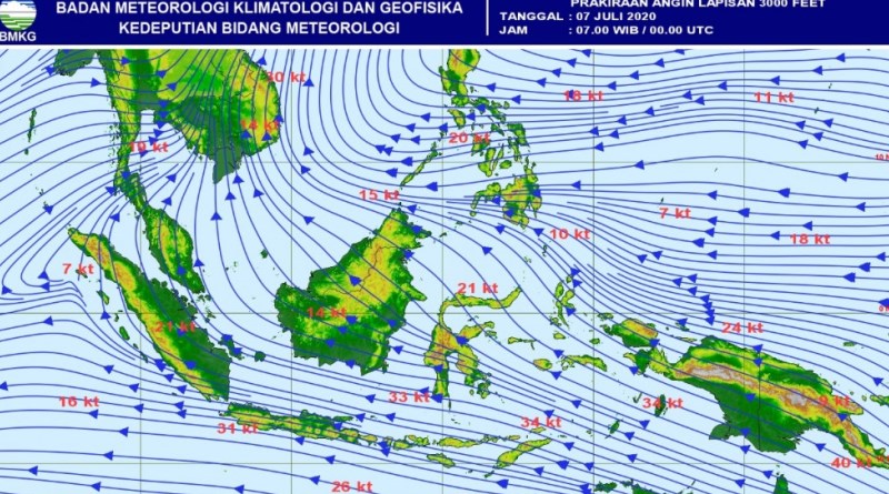 Prakiraan Cuaca Kota Bandung dan Sekitarnya, Selasa (7 Juli)