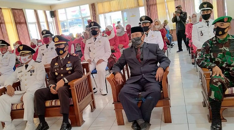 Camat Ciwidey Peringati HUT Kemerdekaan RI Secara Virtual