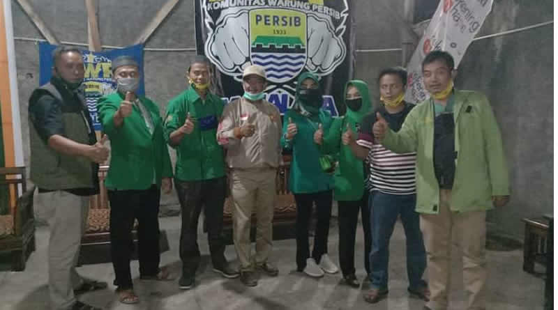 Komunitas Warung Persib, Siap Menangkan Paslon NU Pasti Sabilulungan