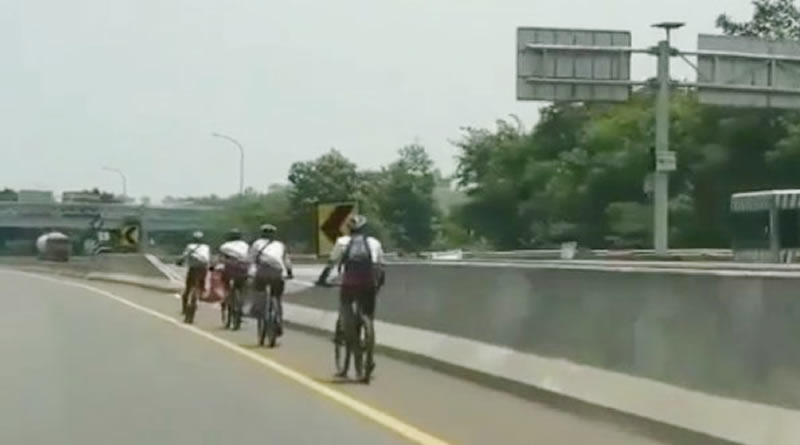 Rombongan Pegowes yang Masuk Tol Jagorawi Minta Maaf