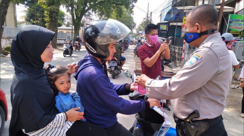 Sejumlah Warga Terjaring Yustisi Polsek Margahayu