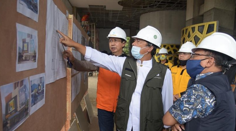 Pembangunan Tower Asmaul Husna Soreang Dipastikan Selesai Desember 2020