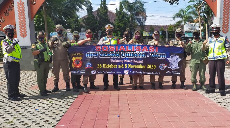 Polsek Cicalengka Sosialisasi Operasi Zebra Lodaya 2020