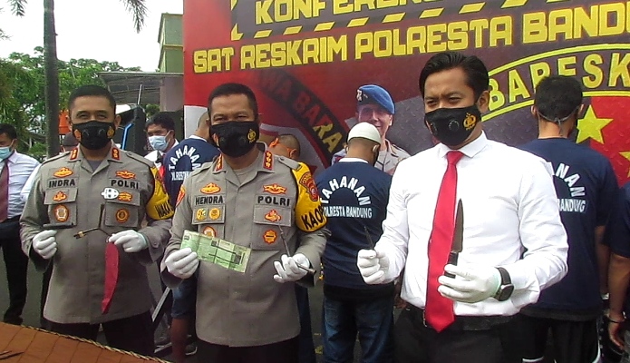 Polresta Bandung Tangkap ABG, Otak Pelaku Curanmor Berkelompok