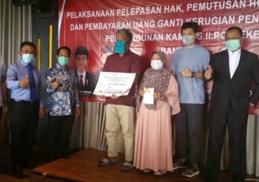 Dari 101 Warga Hanya 8 Orang Menolak Pembayaran Ganti Rugi Tanah