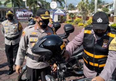 Polresta Bandung Bagikan Puluhan Unit Ranmor untuk Babinkamtibmas
