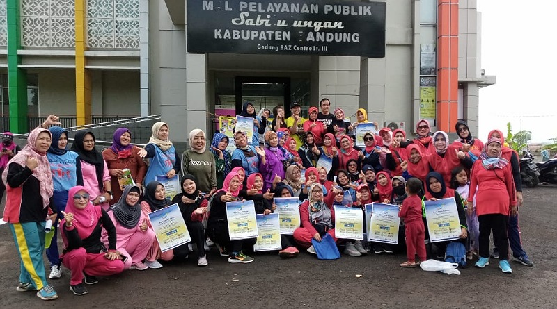 Senam Sehat Berhadiah, Jadi Rangkaian HUT VISI.NEWS ke 2