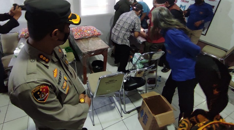 Kapolresta Bandung Apresiasi Kegiatan Baksos PWI Kab Bandung