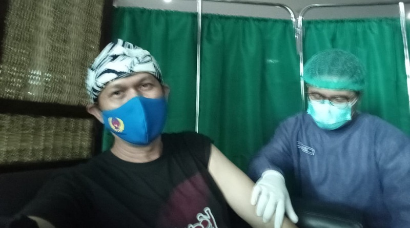 RS Al Ihsan Vaksinasi Puluhan Wartawan