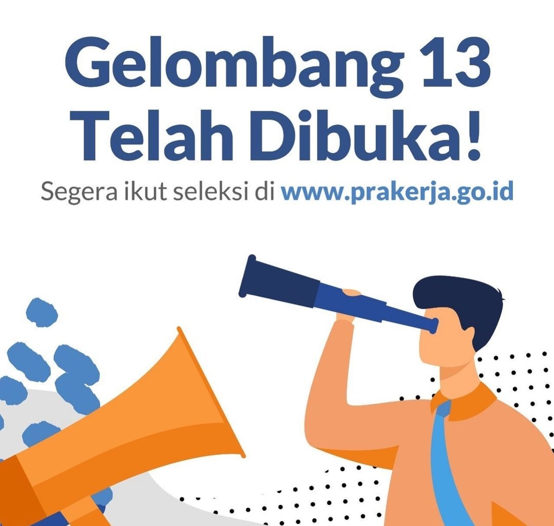 Kartu Prakerja Gelombang 13 Telah di Buka, Yuk Segera Daftar !
