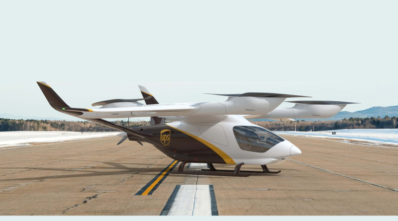 UPS akan Beli Hingga 150 Unit Pesawat Kargo VTOL Bertenaga Listrik