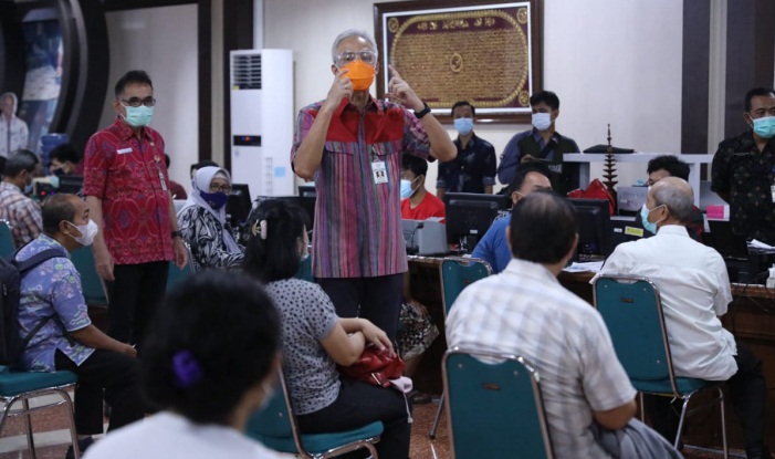 Sentra Vaksinasi Gradhika, Wujud Komitmen Jateng Lakukan Percepatan Vaksinasi