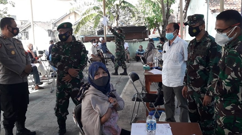 Kodim 0624/Kabupaten Bandung Targetkan Vaksinasi 10.800 Orang