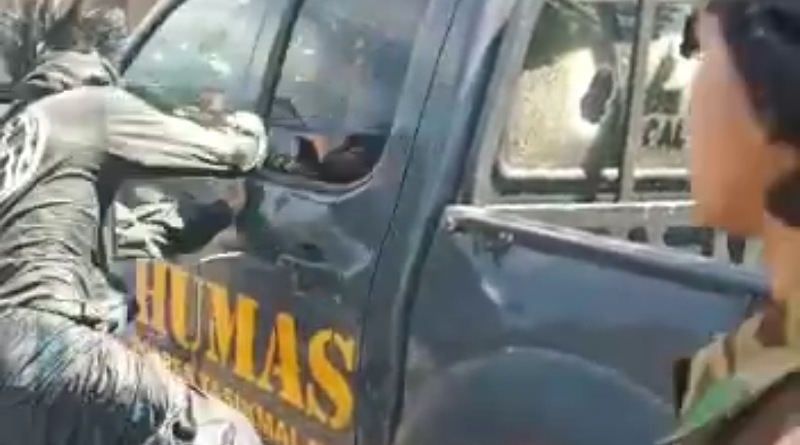 Mobil Polisi Jadi Sasaran Perusakan Massa Unjuk Rasa di Tasikmalaya