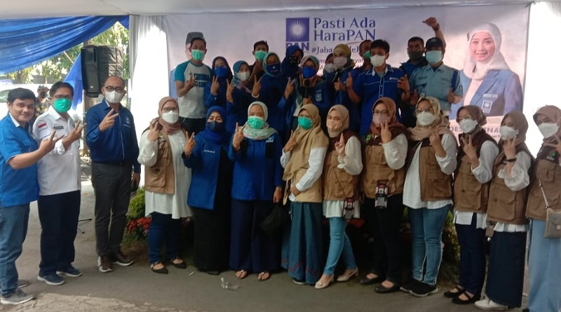 Peserta Senang, Divaksin di DPW PAN Jabar Pulangnya Dapat Bingkisan