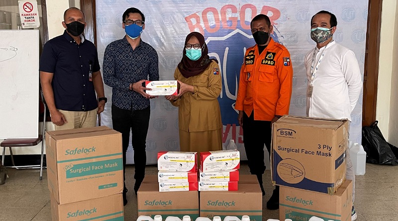 DANA Serahkan Bantuan untuk Penanganan Pandemi di Bogor