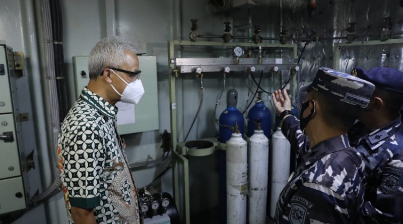 KRI dr Soeharso Bantu Suplai 150.000 liter Untuk Oksigen RS di Jawa Tengah