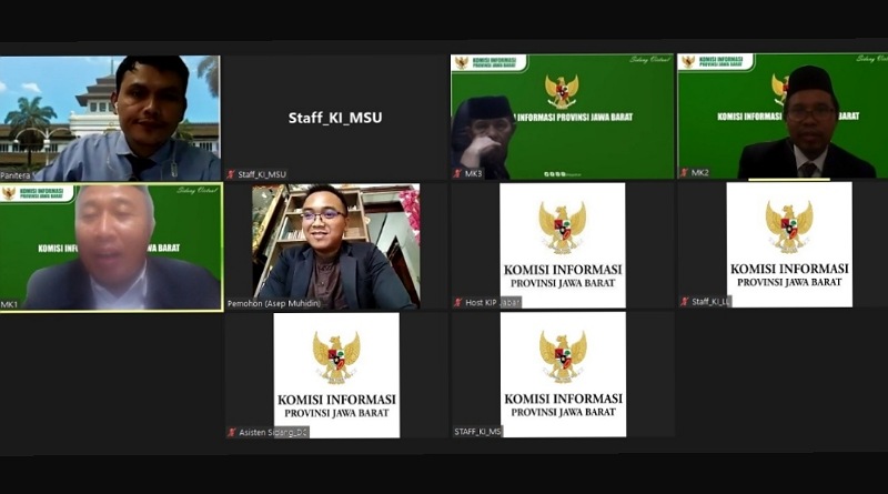 PPKM Darurat Tak Halangi KI Jabar Kembali Gelar Sidang Sengketa Informasi