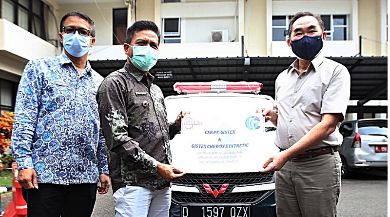 Pemkab Bandung Terima Hibah Ambulans dari PT Gistex