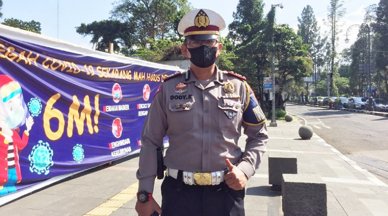 Hari Pertama Ganjil Genap di Kota Bandung Tak Banyak Pelanggaran
