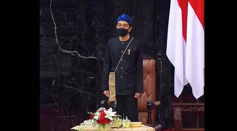 Berbaju Adat Baduy, Presiden Sampaikan Pidato Kenegaraan di Gedung Nusantara