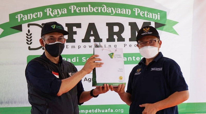 Dompet Dhuafa-Baznas DKI Jakarta Panen Raya 150 Hektar Program Ketahanan Pangan untuk Negeri