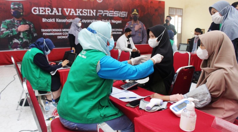 Bekerjasama dengan LDII, Polda Jatim Gelar ‘Gerai Vaksin Presisi Berbasis Pesantren’