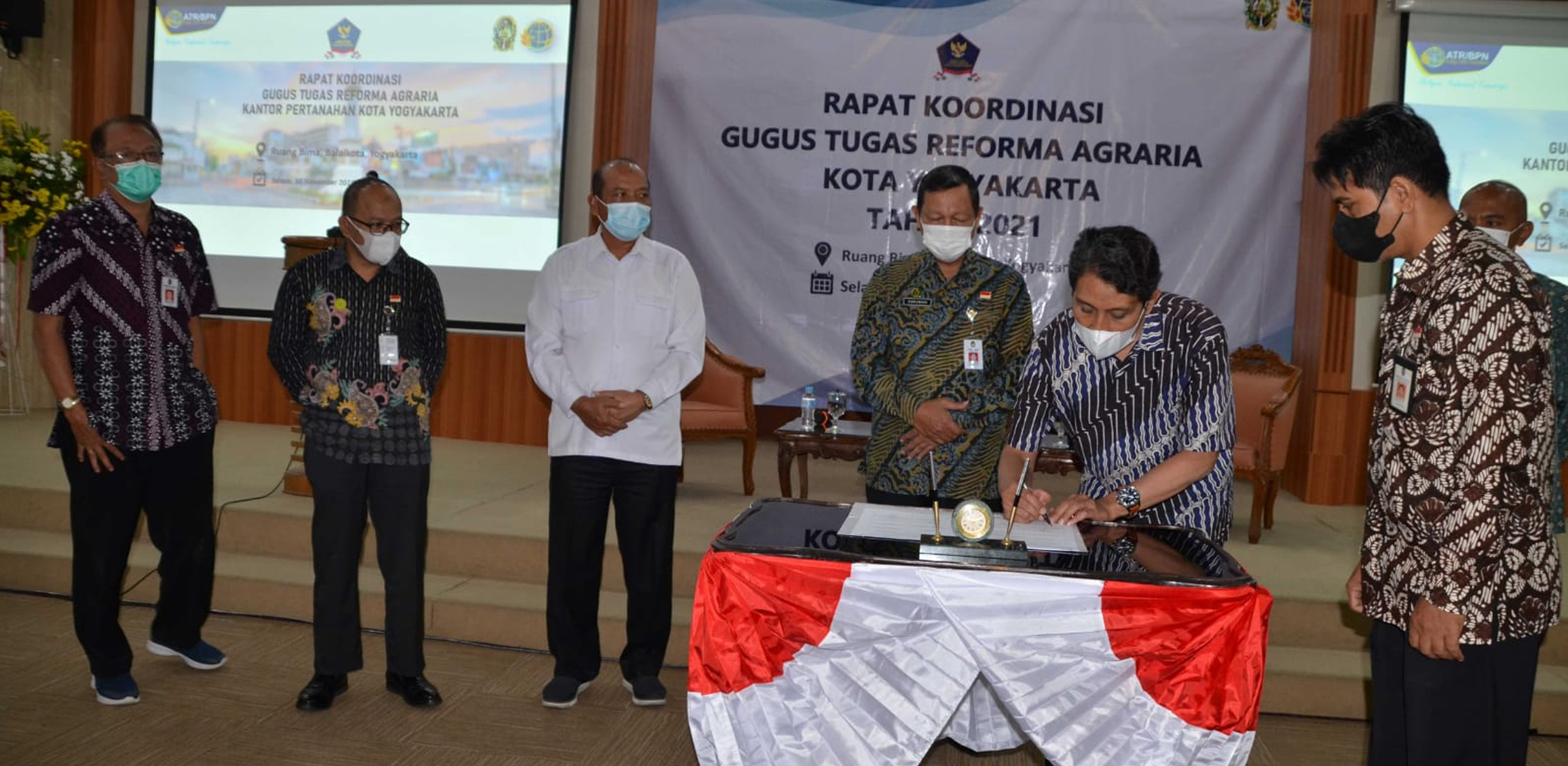 BPN Realisasikan Reforma Agraria Tahun 2021 Bersama Pemkot Yogyakarta