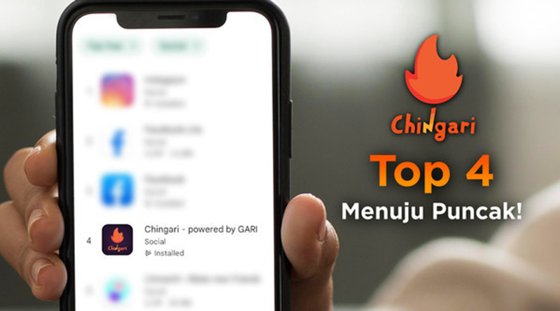 Chingari Menjadi 5 Besar Aplikasi Paling Banyak Diunduh di Google Play Store