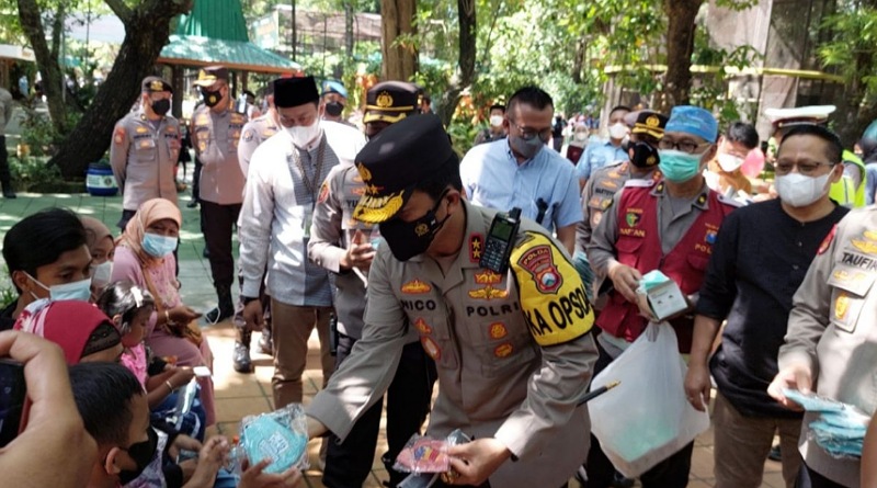Kapolda Jatim Kunjungi KBS Pastikan Pengunjung Patuhi Prokes