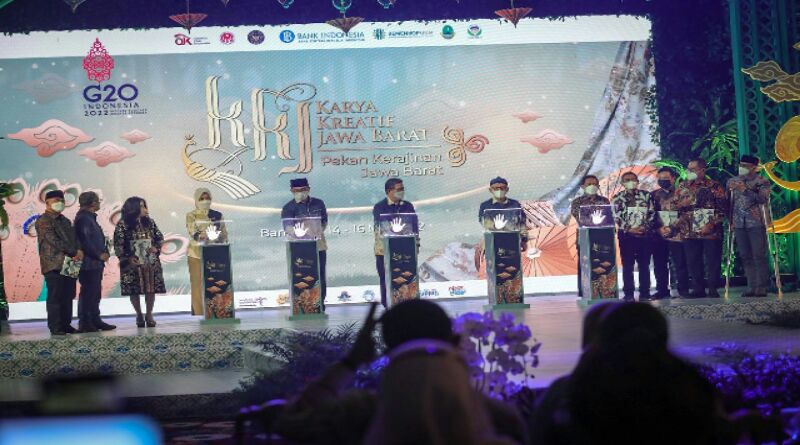 Usung Tema Ekonomi Hijau, UMKM Kota Bandung Ikuti Pameran Karya Kreatif Jabar 2022