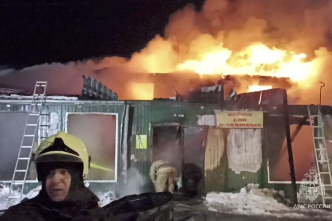 22 Orang Tewas dalam Kebakaran Panti Jompo di Siberia Rusia