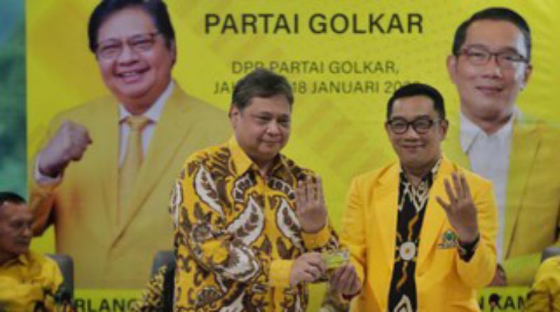 Jelang Pemilu 2024, Ridwan Kamil Gabung Golkar