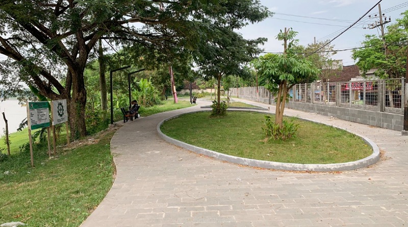 Taman Bengawan Solo Bojonegoro Makin Cantik Jadi Tempat Santai Bareng Keluarga