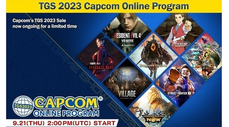 “Capcom Online Program” di Tokyo Game Show 2023 akan Berlangsung pada 21 September