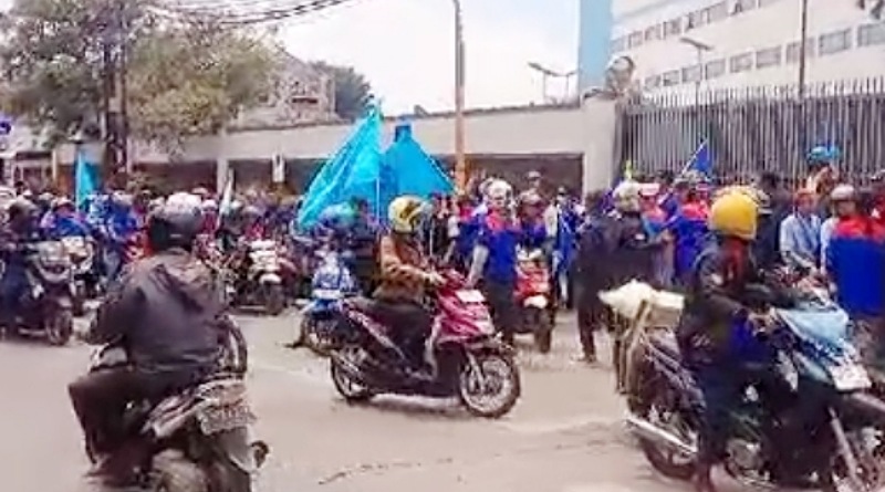 Aksi Unjuk Rasa Massal SPSI Jawa Barat, Seruan Pencabutan PP 51 Tahun 2023