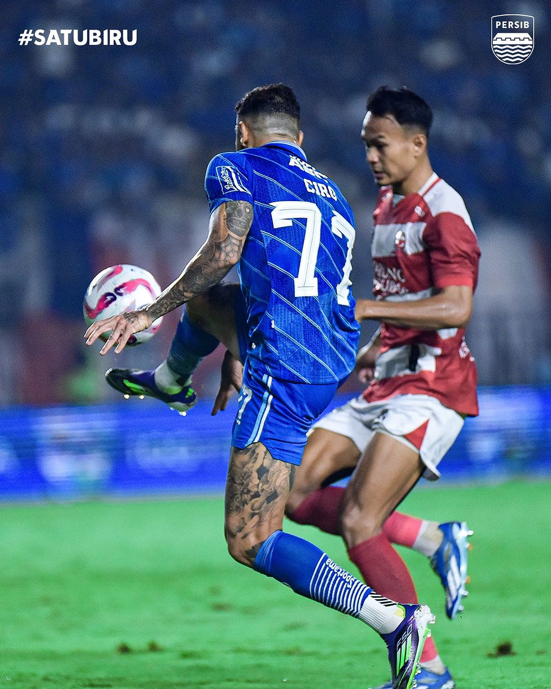 Kemenangan Persib di Leg Pertama Pada Pertandingan Final Championship Series Liga 1, Atas Madura United