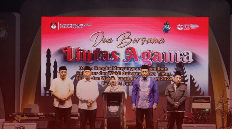 KPU Kabupaten Kediri Ajak Masyarakat Doa Bersama Jelang Pilkada 2024